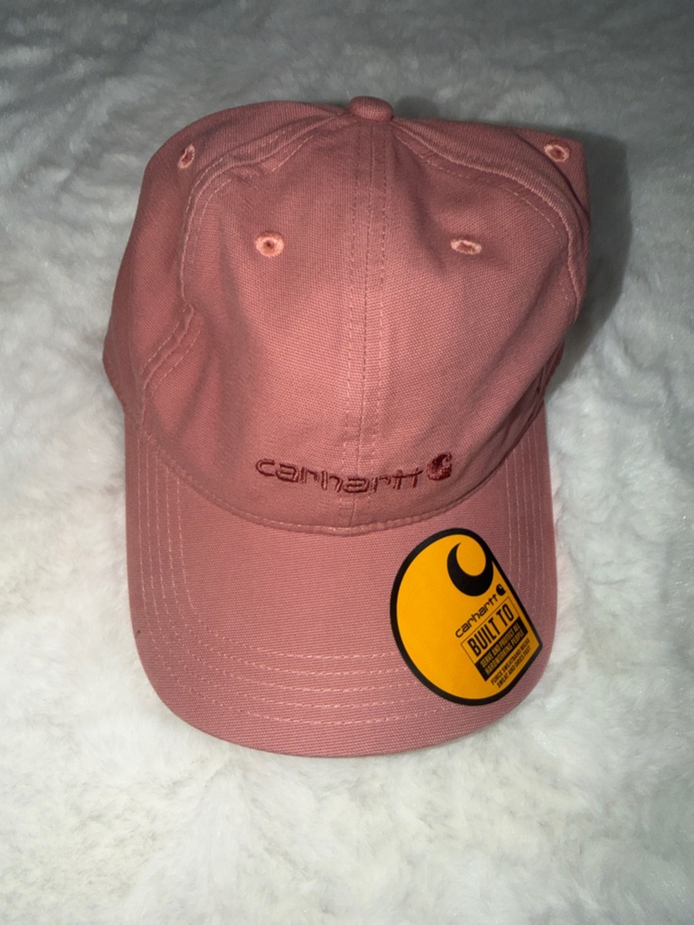 Carhartt Dusty Rose Canvas Baseball Cap